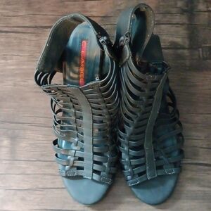 Women's shoes sandals gray size 10